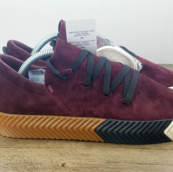 ADIDAS ORIGINALS Alexander Wang Skate Maroon Gum - Picture 5 of 7